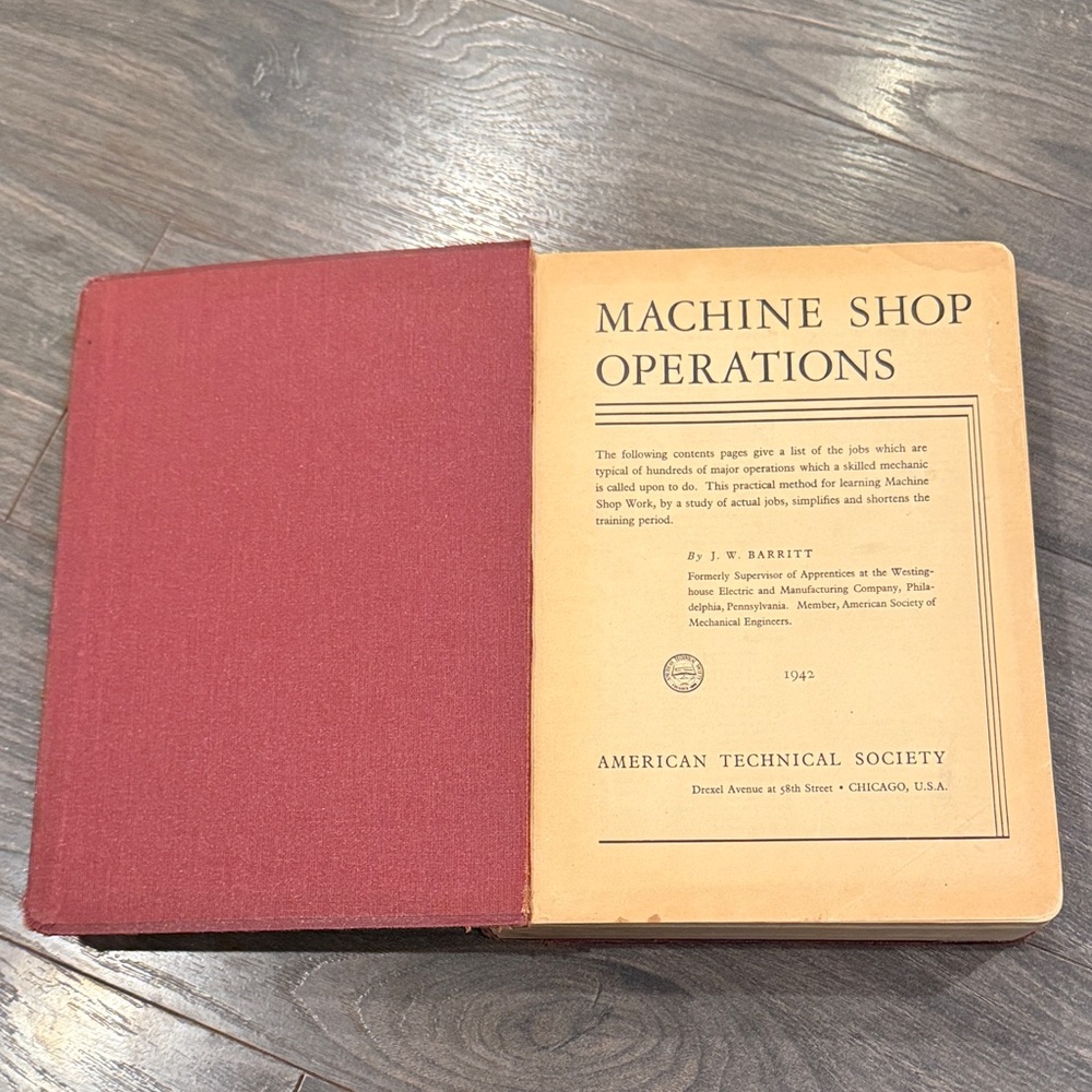 Red Machine Shop Operations Book - Picture 3 of 10